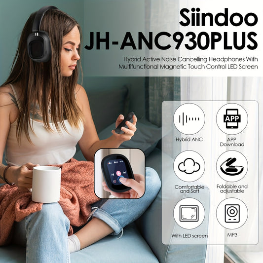 Siindoo Wireless Headphones Touch Screen